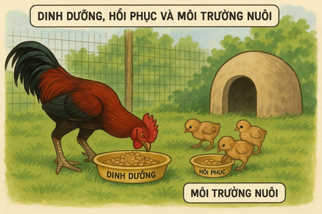 CÁCH NUÔI GÀ CHỌI CON KHỎE MẠNH HƯỚNG DẪN CHI TIẾT